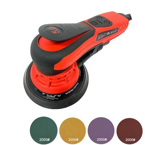China 350W Professional Grinding Electric Brushless Orbital Sander Wall Small Hand Grinder Wood Floor Polisher for Woodworking 