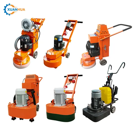 Single Disc Hand Wooden Small Floor Robot Granite Polisher Pad 