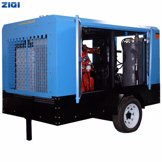 W3.2/7 &nbsp;Diesel Drive 7bar Air Compressor For Jack hammer